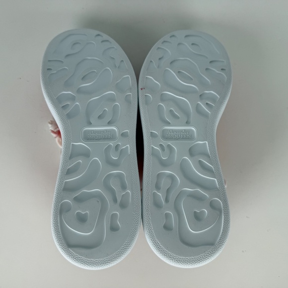 Alexander McQueen Larry Red Pink Leather Sneakers 38, 8 - Picture 11 of 11